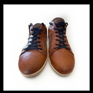 Bullboxer Gressyve Mens  Sneakers Lace Up Brown Leather Comfort Size 10